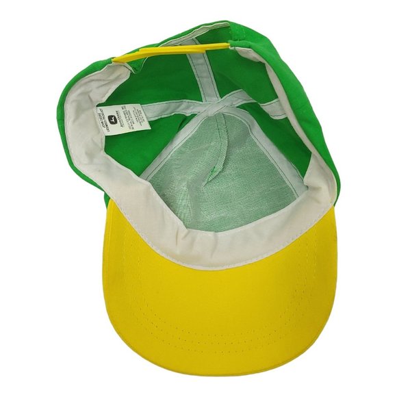 2005 John Deere Classic Green Yellow Snapback Cap Trucker Farmer Baseball Hat - Picture 5 of 13